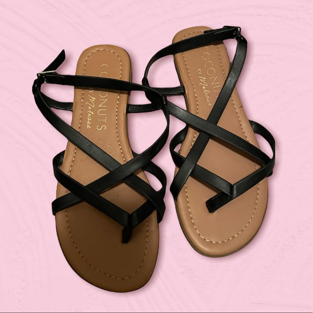 cute black sandals